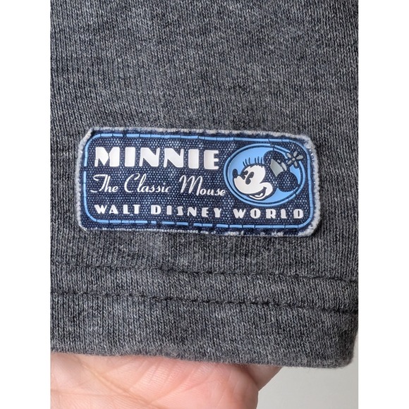 Walt Disney World Minnie Mouse Hoodie Gray Pink Classic Mouse Kids Small S - Picture 4 of 12